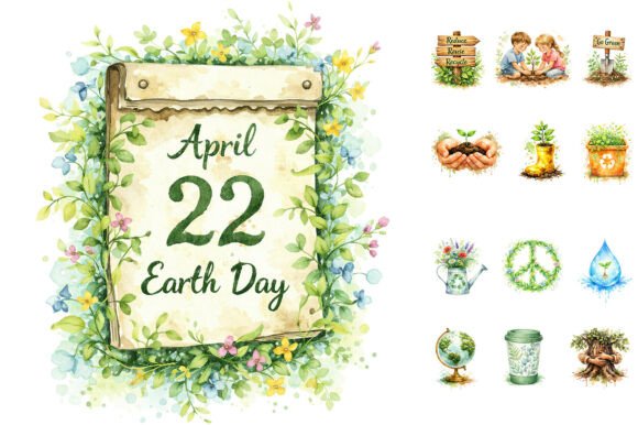 Download Eco Friendly Earth Day Clipart PNG - Earth Collection