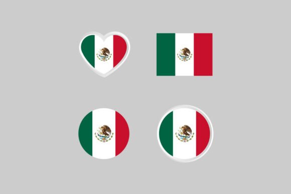 Download Mexico Nation Flag Collection Emblem Des - Emblem Collection