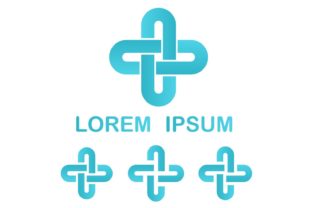 Download Cyan Geometrical Logo Design Set - Logo design set Collection
