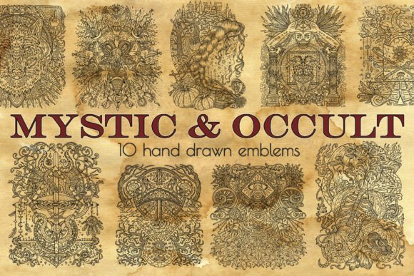 Download Mystic and Occult Emblem Art - Emblem Collection