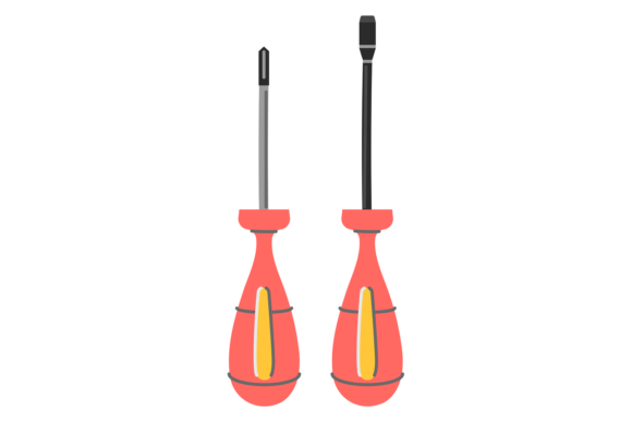 Download Pair of Screwdrivers Color Icon. Repair - Drive Collection