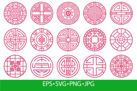 Download Chinese Oriental Decorative Ornament - Oriental Collection