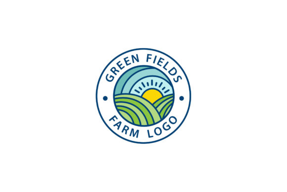 Download Green Farm Logos Vector Emblem - Emblem Collection